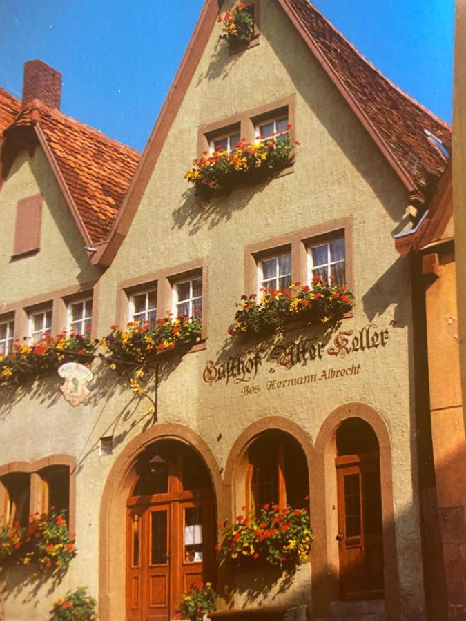 Gaestehaus Alter Keller Rothenburg ob der Tauber Kültér fotó